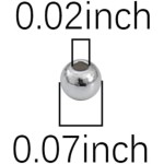 Perles rondes en argent Sterling 925, 2mm, 100 pièces, pour la fabrication de bijoux