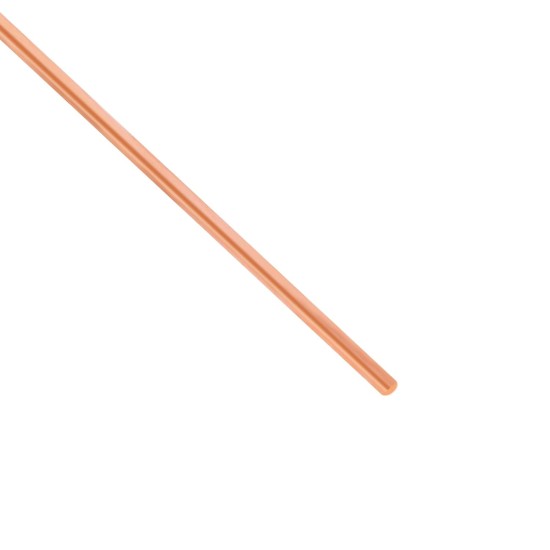 Fil de cuivre souple à 99,9 % pour électroculture, jardinage, fabrication de bijoux, perles, projets scientifiques, œuvres d'art, fil de cuivre pur nu, calibre 10/2,6 mm, 10 pieds, 5 oz