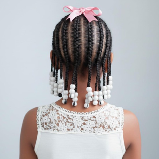 Donna Kids Perles de cheveux en forme de méduse 14 mm Blanc – Perles en caoutchouc doux au toucher silicone pour tresses et queues de cheval, torsion durable pour les coiffures d'enfants, la fabrication de bijoux et d'artisanat, 1 paquet