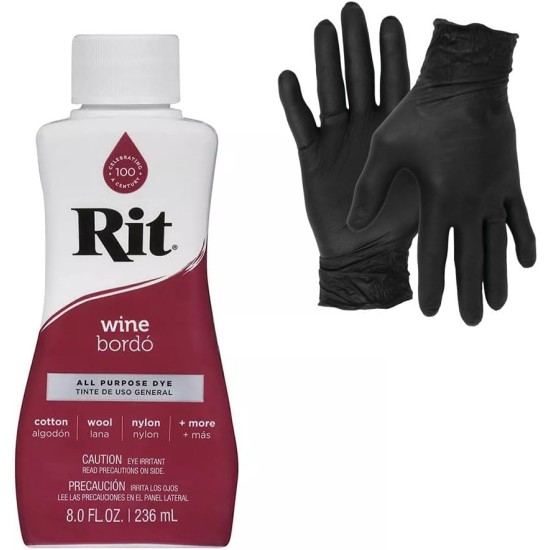 Teinture – Teinture liquide Rit pour l'artisanat, les vêtements et la décoration – 8 oz.