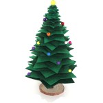 Inf-way Kit de bricolage pour sapin de Noël en feutre, mini décoration de sapin de Noël fait à la main, fournitures artisanales festives avec feuilles de feutre et ornements pour décoration de vacances (1)