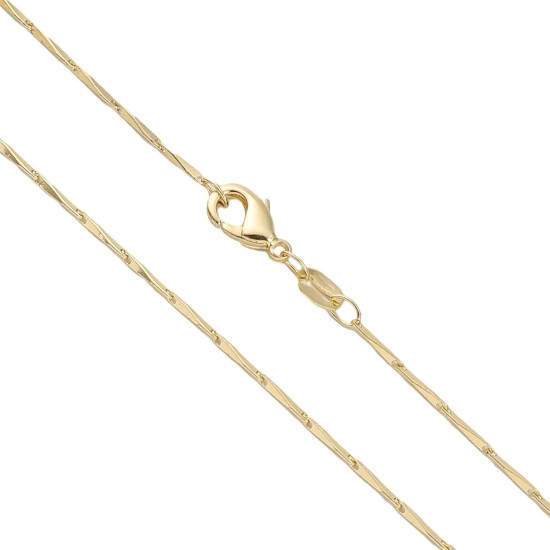 BEADIA Collier chaînes Guazi plaqué or 45 cm 4 pièces avec fermoir mousqueton pour les résultats de fabrication de bijoux à bricoler soi-même