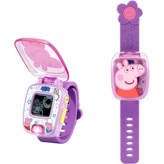 VTech Peppa Pig Montre d'apprentissage Violet