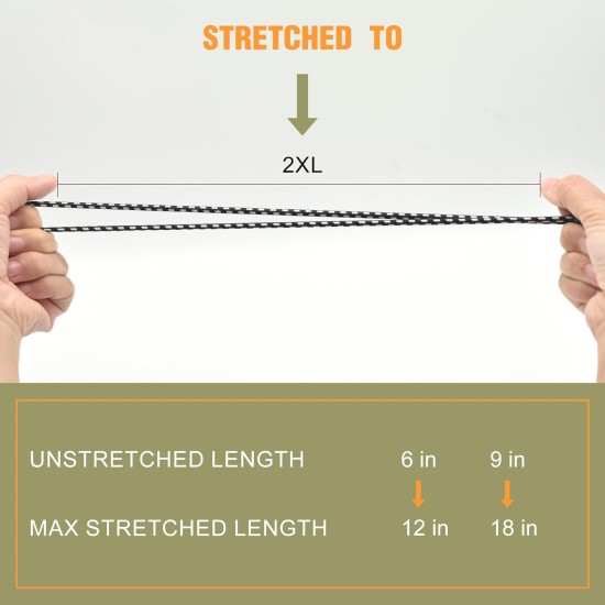 Paquet de 30 boules de cordon élastique, 6 pouces, boules de cordon élastique robustes, balles d'arrimage de bâche d'auvent pour le camping, les tentes, le fret, le fil et les tuyaux de maintien, les parasols de terrasse, auvent (noir) Paquet de 30 boules de cordon élastique, 6 pouces, boules de cordon élastique robustes, balles d'arrimage de bâche d'auvent pour le camping, les tentes, le fret, le fil et les tuyaux de maintien, les parasols de terrasse, auvent (noir)