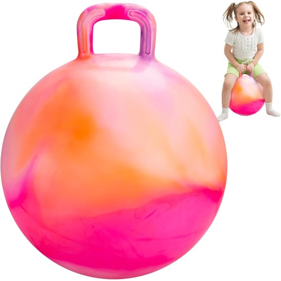 INPODAK Hopper Ball Balle rebondissante de 45,7 cm avec poignée pour enfants, jouet de saut hippity hop pour garçons et filles âgés de 3 à 6 ans, comprend une pompe et un coffret cadeau, excellent cadeau pour un anniversaire INPODAK Hopper Ball Balle rebondissante de 45,7 cm avec poignée pour enfants, jouet de saut hippity hop pour garçons et filles âgés de 3 à 6 ans, comprend une pompe et un coffret cadeau, excellent cadeau pour un anniversaire
