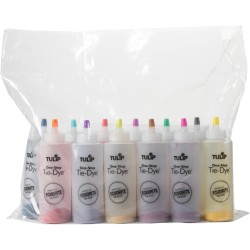 Kit de teinture par nouage en une étape Tulip Fabric 36028 Fdy Super Big Kit de teinture par nouage 12 couleurs, comme détaillé Kit de teinture par nouage en une étape Tulip Fabric 36028 Fdy Super Big Kit de teinture par nouage 12 couleurs, comme détaillé