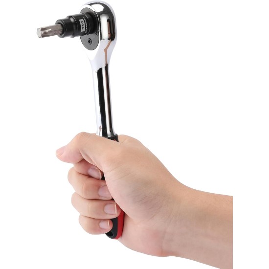 MIXPOWER Jeu de 25 embouts et douilles Torx, 13 embouts étoiles (T8- T60) et 12 douilles E-Torx (E4-E22), ensemble de mécanicien automobile et moto de qualité professionnelle MIXPOWER Jeu de 25 embouts et douilles Torx, 13 embouts étoiles (T8- T60) et 12 douilles E-Torx (E4-E22), ensemble de mécanicien automobile et moto de qualité professionnelle