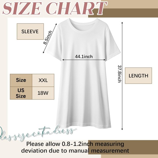 Silkfly Chemise habillée en coton blanc pour teinture par nouage, grande taille, robes, articles de bricolage pour teinture par nouage, kit de bricolage pour femme (XX-Large)