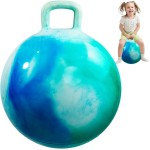 INPODAK Hopper Ball Balle rebondissante de 45,7 cm avec poignée pour enfants, jouet de saut Hippity Hop pour garçons et filles âgés de 3 à 6 ans avec pompe et boîte cadeau, excellent cadeau pour les vacances d'anniversaire INPODAK Hopper Ball Balle rebondissante de 45,7 cm avec poignée pour enfants, jouet de saut Hippity Hop pour garçons et filles âgés de 3 à 6 ans avec pompe et boîte cadeau, excellent cadeau pour les vacances d'anniversaire