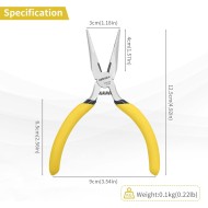 BOOSDEN Lot de 5 petites pinces à bec effilé de 12,7 cm, pinces à bec long de précision avec coupe latérale et ressort, mini pinces à pointe fine pour la fabrication de bijoux pour l'électronique, l'artisanat, le bricolage, les perles, le modélisme BOOSDEN Lot de 5 petites pinces à bec effilé de 12,7 cm, pinces à bec long de précision avec coupe latérale et ressort, mini pinces à pointe fine pour la fabrication de bijoux pour l'électronique, l'artisanat, le bricolage, les perles, le modélisme