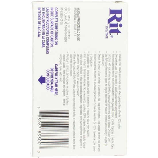 Rit 30 Teinture en poudre Navy Rit de 1,1/8 oz (PAQUET DE 6)