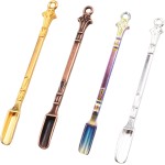 Mini cuillère en métal, cuillère à médicaments, pelle, mini pelle, fournitures pour la maison, pendentifs, collier (multicolore) Mini cuillère en métal, cuillère à médicaments, pelle, mini pelle, fournitures pour la maison, pendentifs, collier (multicolore)