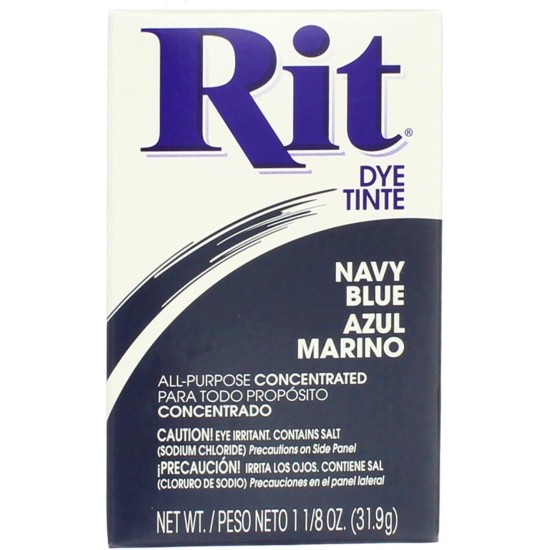 Rit 30 Teinture en poudre Navy Rit de 1,1/8 oz (PAQUET DE 6)