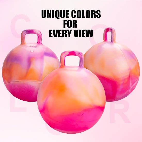 INPODAK Hopper Ball Balle rebondissante de 45,7 cm avec poignée pour enfants, jouet de saut hippity hop pour garçons et filles âgés de 3 à 6 ans, comprend une pompe et un coffret cadeau, excellent cadeau pour un anniversaire INPODAK Hopper Ball Balle rebondissante de 45,7 cm avec poignée pour enfants, jouet de saut hippity hop pour garçons et filles âgés de 3 à 6 ans, comprend une pompe et un coffret cadeau, excellent cadeau pour un anniversaire
