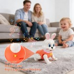 Jouets pour bébé rampant, jouet amusant sur le ventre pour les tout-petits avec musique et lumière, jouets sensoriels interactifs de marche et de mouvement pour bébés filles et garçons, cadeaux d'anniversaire pour enfants garçon fille 3 4 5 6 7 8 ans Jouets pour bébé rampant, jouet amusant sur le ventre pour les tout-petits avec musique et lumière, jouets sensoriels interactifs de marche et de mouvement pour bébés filles et garçons, cadeaux d'anniversaire pour enfants garçon fille 3 4 5 6 7 8 ans