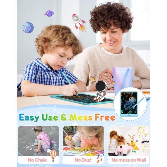 FLUESTON Tablette d'écriture LCD 10 pouces, tableau de gribouillage, jouets cadeaux pour filles et garçons de 3 à 8 ans, bloc de dessin électronique coloré pour tout-petits, panier de Pâques pour enfants, apprentissage éducatif, jouet de voyage FLUESTON Tablette d'écriture LCD 10 pouces, tableau de gribouillage, jouets cadeaux pour filles et garçons de 3 à 8 ans, bloc de dessin électronique coloré pour tout-petits, panier de Pâques pour enfants, apprentissage éducatif, jouet de voyage