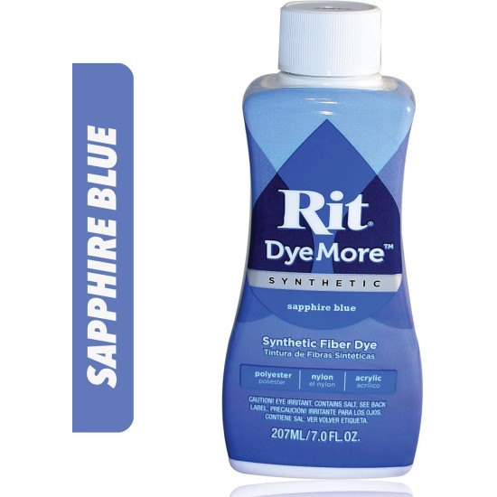 Kit de teinture liquide pour tissus RIT (ensemble de 3 pièces) bleu marine, bleu saphir, gris perle |