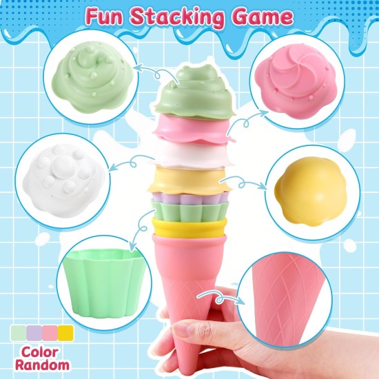 Jouets de bain pour enfants âgés de 4 à 8 ans, 3 à 5 ans, jouets de bain pour tout-petits, baignoire, machine à mousse de crème glacée, ensemble de jeu de gâteaux à bulles, cadeaux d'anniversaire, panier de Pâques, pour filles et garçons de 2 à 4, 5 et 6 Jouets de bain pour enfants âgés de 4 à 8 ans, 3 à 5 ans, jouets de bain pour tout-petits, baignoire, machine à mousse de crème glacée, ensemble de jeu de gâteaux à bulles, cadeaux d'anniversaire, panier de Pâques, pour filles et garçons de 2 à 4, 5 et 6