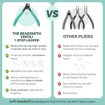 The Beadsmith Vintaj One Step Looper – Créez et coupez des boucles cohérentes de 1,5 mm pour la fabrication de bijoux, à utiliser avec du fil artisanal de 24 à 18 g