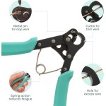 The Beadsmith Vintaj One Step Looper – Créez et coupez des boucles cohérentes de 1,5 mm pour la fabrication de bijoux, à utiliser avec du fil artisanal de 24 à 18 g