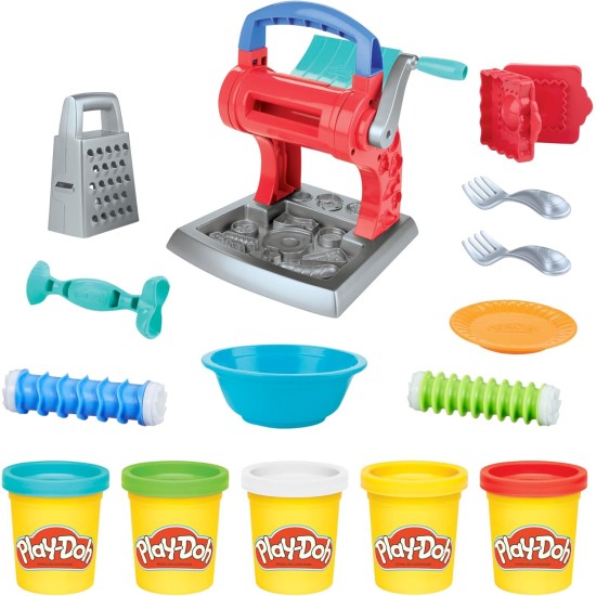 Play-Doh Kitchen Creations Coffret de jeu Noodle Party pour enfants de 3 ans et plus avec 5 couleurs non toxiques (exclusivité Amazon)