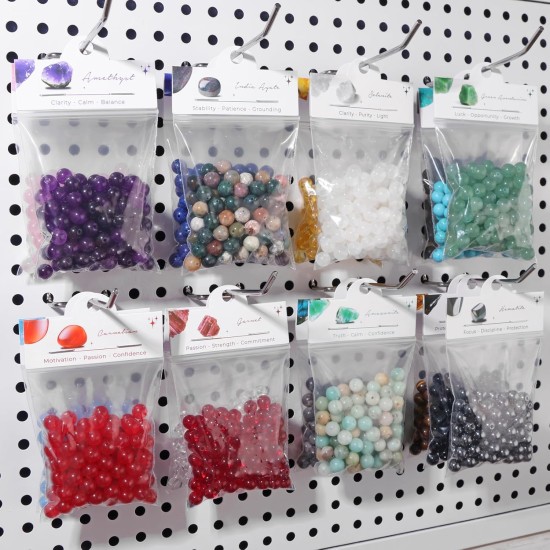 Raicegs 100 pièces 8mm perles de sélénite perles de pierres précieuses naturelles perles rondes en vrac pour la fabrication de bijoux bracelets à faire soi-même collier Raicegs 100 pièces 8mm perles de sélénite perles de pierres précieuses naturelles perles rondes en vrac pour la fabrication de bijoux bracelets à faire soi-même collier