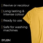 Dylon - Dosettes de teinture pour machine, 350 g, jaune tournesol