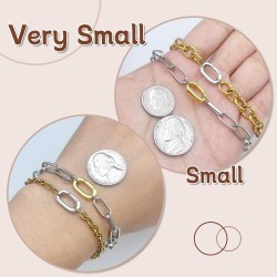 OHINGLT 10 pièces fermoirs à pendentif à pince mousqueton - fermoir et fermetures de collier en or 18 carats, connecteur de breloque de bracelet pour femmes