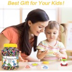 Inscraft Kit de 23 000 perles à repasser pour travaux manuels pour enfants, 30 couleurs de perles en fer avec 3 panneaux perforés, 5 papiers à repasser, 10 motifs, cadeaux pour anniversaire, Noël, kit de recharge en vrac de perles fondantes multicolores d