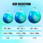 INPODAK Hopper Ball Balle rebondissante de 45,7 cm avec poignée pour enfants, jouet de saut Hippity Hop pour garçons et filles âgés de 3 à 6 ans avec pompe et boîte cadeau, excellent cadeau pour les vacances d'anniversaire INPODAK Hopper Ball Balle rebondissante de 45,7 cm avec poignée pour enfants, jouet de saut Hippity Hop pour garçons et filles âgés de 3 à 6 ans avec pompe et boîte cadeau, excellent cadeau pour les vacances d'anniversaire