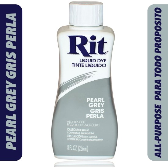 Kit de teinture liquide pour tissus RIT (ensemble de 3 pièces) bleu marine, bleu saphir, gris perle |