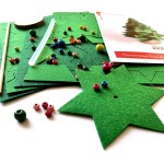Inf-way Kit de bricolage pour sapin de Noël en feutre, mini décoration de sapin de Noël fait à la main, fournitures artisanales festives avec feuilles de feutre et ornements pour décoration de vacances (1)