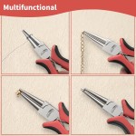 Pince à bec rond pour la fabrication de bijoux, la mise en forme de fil, le perlage, la réparation de bijoux