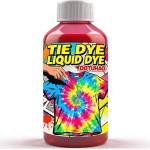 DUTOHAO Tie Dye Teinture Liquide, Colorants de Tissu concentrés Rouges, Colorants créatifs de 3,5 Fl.oz pour la Maison pour Les Arts et l'artisanat, Art de Tissu DIY(Rouge, 3,5 fl oz / 100 ml)