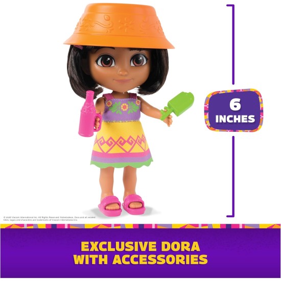 Dora, Chariot à friandises Pop 'N' Go avec 15 pièces, chariot transformable et rangement de jouets avec figurine Dora de 6 pouces, jouets pour enfants pour filles et garçons à partir de 3 ans Dora, Chariot à friandises Pop 'N' Go avec 15 pièces, chariot transformable et rangement de jouets avec figurine Dora de 6 pouces, jouets pour enfants pour filles et garçons à partir de 3 ans