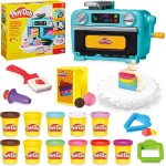 Play-Doh Super Slice Cake Playset, four jouet avec accessoires de cuisine et 11 boîtes de pâte à modeler, arts et travaux manuels pour enfants, à partir de 3 ans