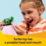 LEGO Creator 31377 Tortue 3 en 1 avec une fleur de nénuphar pour filles et garçons – Les enfants construisent une figurine de caméléon, de grenouille ou de tortue – Idée cadeau pour les amoureux des animaux, à partir de 7 ans – 31377