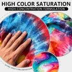 DUTOHAO Tie Dye Teinture Liquide, Colorants de Tissu concentrés Rouges, Colorants créatifs de 3,5 Fl.oz pour la Maison pour Les Arts et l'artisanat, Art de Tissu DIY(Rouge, 3,5 fl oz / 100 ml)
