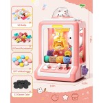 Machine à griffes pour enfants – Mini distributeur automatique avec contrôle du volume et musique, distributeur électronique de prix de lapin, jouets avec 30 prix (peluche, œufs), cadeaux d'anniversaire pour filles de 3, 4, 5, 6-8 ans