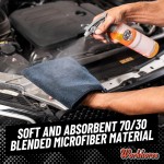 Chemical Guys Workhorse Lot de 3 serviettes en microfibre de qualité professionnelle pour voitures – Chiffons de nettoyage en microfibre noirs 40,6 x 40,6 cm pour le séchage de la maison et des animaux domestiques, doux et sans rayures, lavage, séchage et