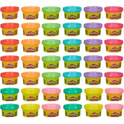 Play Doh Bulk Handout Lot de 42 boîtes de pâte à modeler de 28,3 g, cadeaux de rentrée scolaire, prix et cadeaux de fête, arts et travaux manuels pour enfants, jouets préscolaires, à partir de 2 ans (exclusivité Amazon)