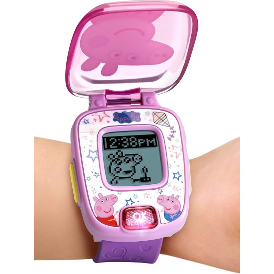 VTech Peppa Pig Montre d'apprentissage Violet
