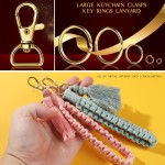 LEOBRO Kit de fabrication de porte-clés, 265 pièces, clips et porte-clés, fermoirs mousquetons en métal et anneaux porte-clés, porte-clés en vrac, anneaux porte-clés, clip pour porte-clés, fabrication de bijoux, artisanat, doré LEOBRO Kit de fabrication de porte-clés, 265 pièces, clips et porte-clés, fermoirs mousquetons en métal et anneaux porte-clés, porte-clés en vrac, anneaux porte-clés, clip pour porte-clés, fabrication de bijoux, artisanat, doré