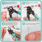 The Beadsmith Vintaj One Step Looper – Créez et coupez des boucles cohérentes de 1,5 mm pour la fabrication de bijoux, à utiliser avec du fil artisanal de 24 à 18 g