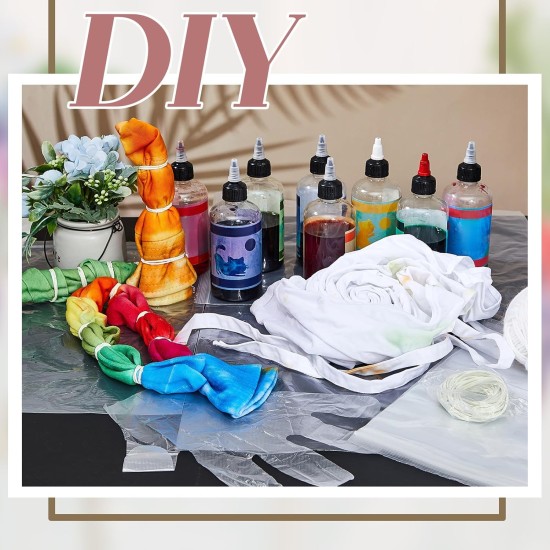 Silkfly Chemise habillée en coton blanc pour teinture par nouage, grande taille, robes, articles de bricolage pour teinture par nouage, kit de bricolage pour femme (XX-Large)