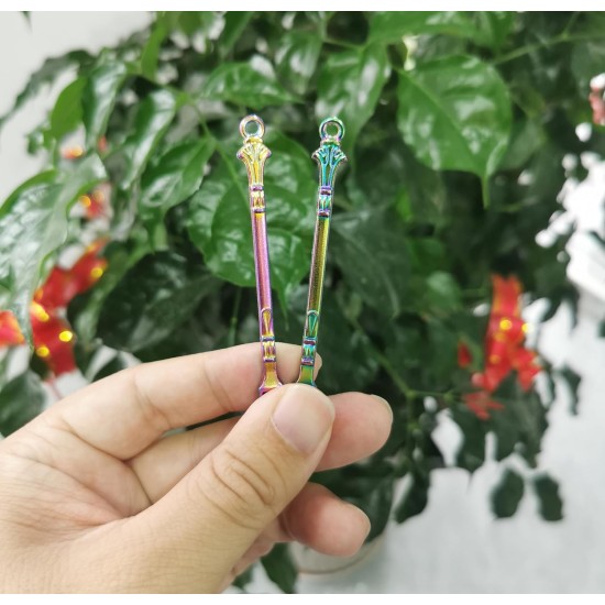 Mini cuillère en métal, cuillère à médicaments, pelle, mini pelle, fournitures pour la maison, pendentifs, collier (multicolore) Mini cuillère en métal, cuillère à médicaments, pelle, mini pelle, fournitures pour la maison, pendentifs, collier (multicolore)