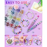 FIVEIZERO Lot de 120 perles à grand trou en strass pour la fabrication de bijoux, 20 couleurs de strass européens, perles d'espacement en vrac pour stylos à perles, loisirs créatifs