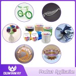 Fil d'artisanat en aluminium argenté de calibre 20, 400 pieds, pour la fabrication de bijoux, l'enroulement de pierres précieuses, la sculpture, l'armature, la fabrication de bijoux, perles florales, fils d'art en métal doux, colorés et doux