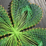 Jydunix Kit d'art à cordes, motif trèfle à quatre feuilles, 7,874 x 7,874 pouces, kit de bricolage pour adultes et enfants, décoration murale facile, cadeau unique d'anniversaire et de vacances